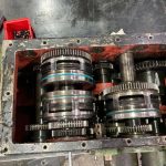 Reparación de caja de embragues mandrinadora SKODA