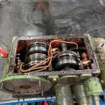 Reparación de caja de embragues mandrinadora SKODA